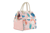 Blush Palm Premium Insulated Picnic Cooler Bag, Carry Handles, 2 Separate Compartments, Holds 24+ Cans